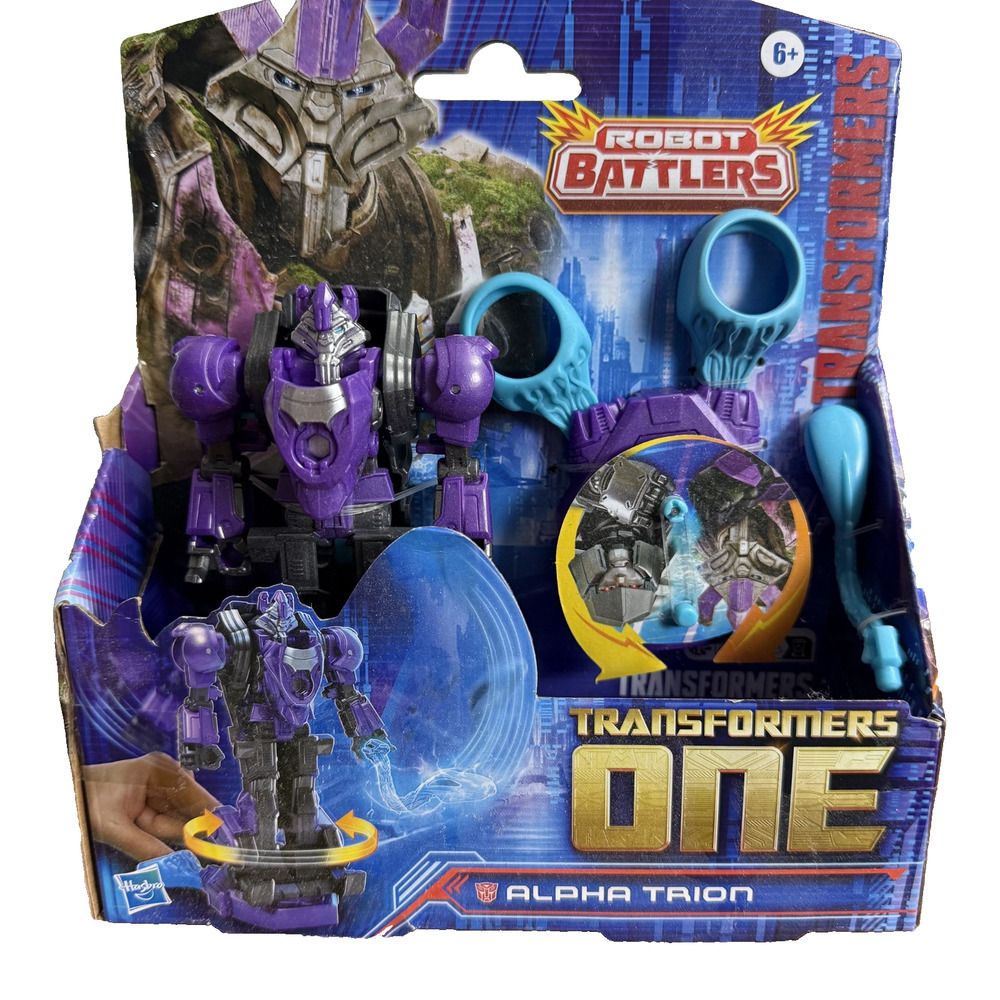 Transformers One Robot Battlers Alpha Trion Action Figure 6+ New In Box Toys